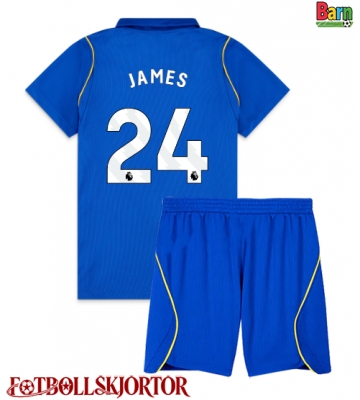 Chelsea Reece James #24 Hemmakläder Barn 2026-27 Kortärmad (+ Korta byxor)